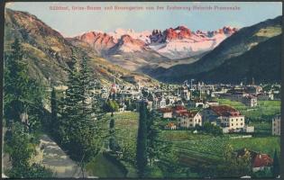 Bolzano, Bozen; Gries, Rosengarten, Erzherzog Heinrich promenade / mountain, promenade (EK)