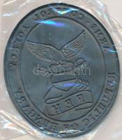 DN "Fegyverzet Ellenőrzési Hivatal" lemezérem (92x81mm) T:1
Hungary ND "Arms Control ...