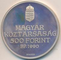 1990. 500Ft Ag "Kölcsey Ferenc" T:PP ujjlenyomat Adamo EM116