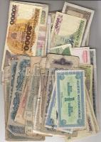 Nagy hagyaték tétel 1763db bankjegy, egész világ, 1792-től napjainkig régi és új, igen sok jobbal, b...