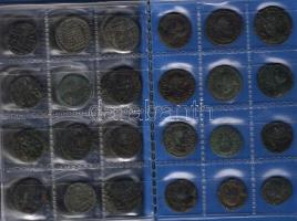 Róma/Császárság 72db kis és nagy bronz, 2db kis éremtartóban T:többségében 2, a többi 3