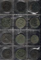 Róma/Császárság 72db kis és nagy bronz, 2db kis éremtartóban T:többségében 2, a többi 3