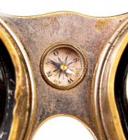 Gläser régi színházi látcső, lencsék piszkosak, működik, 10x10 cm /
theatre glasses