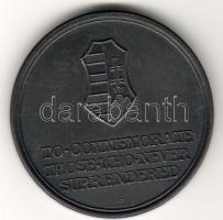 Kanada 1966. Emigrációs veret "1956" Br emlékérem T:2