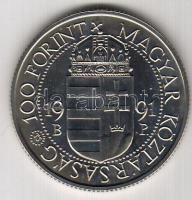 1991. 100Ft "János Pál pápa" T:BU