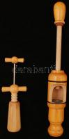 Fa dugózó m:25 cm, dugóhúzó, m:17 cm