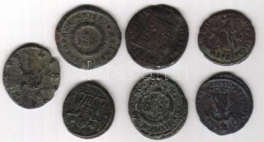 Római Császárság 125 év történelme 7klf császár pénze 253-378 kisbronzok   Gallienus,I.Constantinus,...