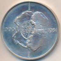 Lapis András (1942-) 1984. "MÉE Esztergom - A magyar pénzverés kezdete" Ag emlékérem (35.8...