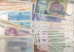 Jugoszlávia 60db bankjegy, főleg infla T:többnyire II