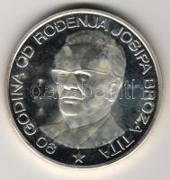 Jugoszlávia "Tito" Ag 14,93g modern emlékveret T:PP eredeti díszdbozban