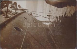 1915 SMS Blitz, diver and mariners, D.R.P. Nr. 176323. photo