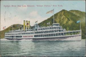 SS Robert Fulton, Hudson River Day Line, New York, No. 1095.