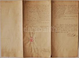 1889 Nagyalakú őrkanonoki kinevezés Bémer Pál részére Ferencz József és Csáky Albin főispán, saját k...