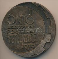 Rácz Edit (1936-) 1979. "Ki Minek Mestere / Öntő Szakmai Politikai Vetélkedő" Br plakett (...