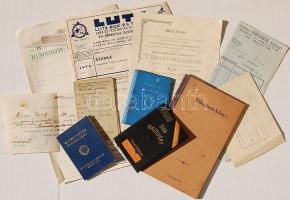 Érdekes okmány tétel 11 db klf okmány