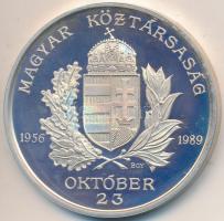 Bognár György (1944-) 1989. "1956-1989 Magyar Köztársaság Emlékérem" Ag emlékérem (31.4g/0...