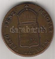 1849NB 3kr "Szabadságharc" T:2/2-