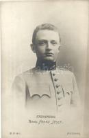 cca 1900 Erzherzog Karl Franz Josef / a young Charles IV