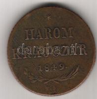 1849NB 3kr "Szabadságharc" T:2/2-