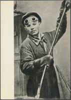 20 lapból álló, Yuri Alekseyevich Gagarin témájú, MODERN képeslap sorozat tokban / postcard series w...