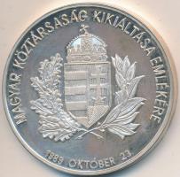 Bajnok Béla (1937-) / Szabó Géza (1939-) 1990. "Magyar Köztársaság kikiáltása emlékére" Ag...