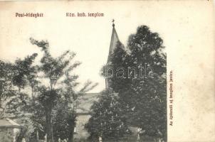 Budapest II. Pesthidegkút, Katolikus templom, az épülő új templom javára