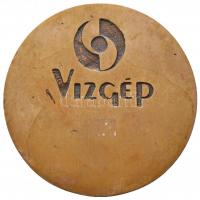 DN "Vízgépészeti Vállalat" Br plakett dísztokban (97mm) T:2