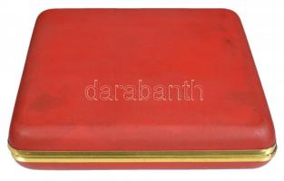 DN "Vízgépészeti Vállalat" Br plakett dísztokban (97mm) T:2