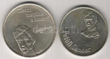 1973. 50Ft+100Ft Ag "Petőfi Sándor" sor T:BU