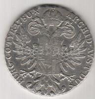 Ausztria 1780SF Thaler Ag Maria Theresia régi, XIX.sz-i újveret, amelyik forgalomban volt! T:2/3