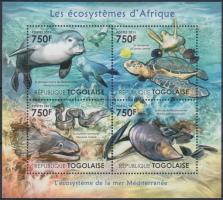 2011 Afrika élővilága - tengeri állatok kisív Mi 4198-4201