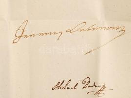 cca 1770-1840 9 db hivatalos levél és levélboríték két Helytartótanácsi levél kancellári aláírásokka...