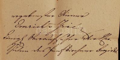 cca 1770-1840 9 db hivatalos levél és levélboríték két Helytartótanácsi levél kancellári aláírásokka...