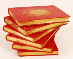 Tompa Mihály versei. I.-V. kötet (Komplett!) Pesten, 1858. Heckenast Gusztáv. 1. Dalok. Románczok. 2...