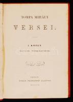 Tompa Mihály versei. I.-V. kötet (Komplett!) Pesten, 1858. Heckenast Gusztáv. 1. Dalok. Románczok. 2...