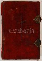 Zeit und Ewigkeit. Wien, cca 1850. Jacob Wellner.  Imakönyv 4 részmetszettel. Rézveretes bársony köt...