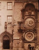 cca 1880 Prága, Olaszország, Ausztria 5 db városképes keményhátú fotó / Vintage photos of Prag, Aust...