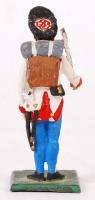 Sorgyalogezred, gránátos festett ólomfigura, m: 6,5 cm