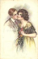 Italian art postcard, Anna & Gasparini 528-5 s: Busi