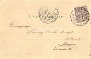 Veni Vidi Vici, unknown publisher  No. 5215, Art Nouveau litho