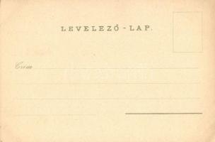 'Zölddel rontom' magyar kártyás képeslap; kiadja Ferenczi B. / Tell playing cards, litho