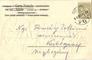 Monkey dinner Emb. litho (EK)