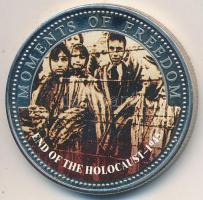 Libéria 2001. 10$ "Szabadság pillanatai-Koncentrációs táborok felszabadítása 1945." multic...