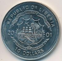 Libéria 2001. 10$ "Szabadság pillanatai - A Második Világháború vége" multicolor T:PP Liberia 2001. 10 Dollars "Moments of Freedom - The end of WWII" multicolor C:PP