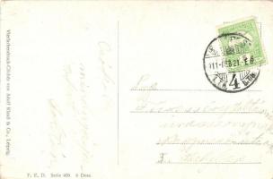 Die abgerissene Kirchturmspitze / military balloon accident, humour s: Arthur Thiele