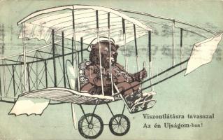 Viszontlátásra tavasszal Az én Újságomban! Tányértalpú Barnabás / Bear pilot, Hungarian magazine advertisement