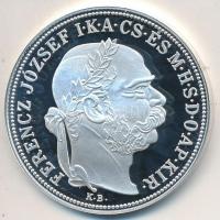 DN "Királyi koronák / 1909. 5K - Ferenc József" Ag emlékérem (20g/0.999/38,61mm) T:PP