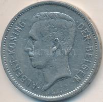 Belgium 1930. 5Fr "Albert" T:2- Belgium 1930. 5 Francs "Albert" C:VF