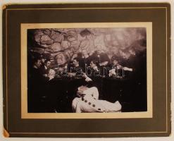 cca 1900 Kártyázó katonák fotó. Schäffer Ármin műterméből. / Card playing soldiers