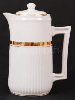 2 db kávés csésze csészealjjal, 1 db kávéskanna tetővel, 1 db tejszínkiöntő, jelzett, hibátlan